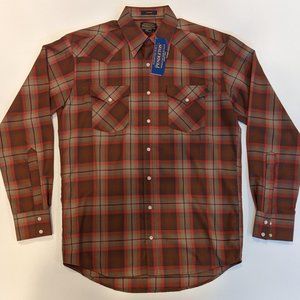 Pendleton Canyon Wool Western Shirt Medium TALL